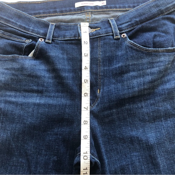 Levi’s Jeans Denim Capri Women’s Size 10 Blue Classic Pants Elastic Waist Cargo - Picture 9 of 16